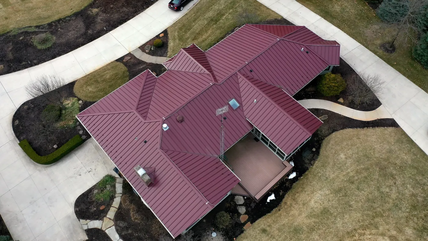 Tarping and dry-in on a Pebble Brook commercial roof